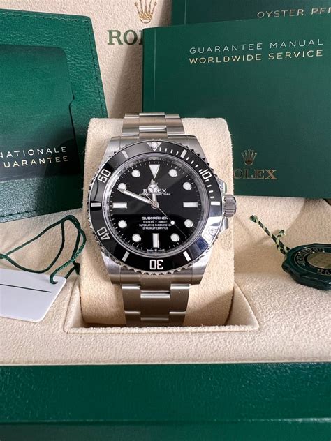 rolex ohne datumsanzeige|rolex submariner model 124060.